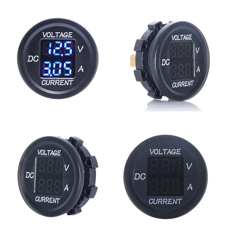 2 In 1 Modified Car Double Digital Voltage Current Table Measuring Instrument