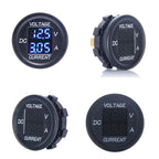2 In 1 Modified Car Double Digital Voltage Current Table Measuring Instrument