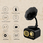 Ft-05 Wireless Retro Bluetooth Speaker Gramophone Mini Player — view 4