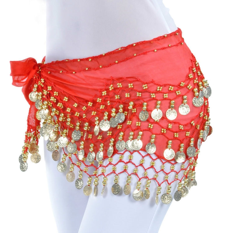 Lady Belly Dance Hip Scarf Accessories 3-Row Belt Skirt Bellydance Waist Chain Wrap Adult Dance Wear — view 8