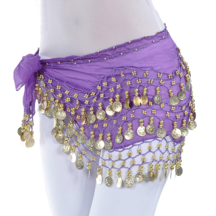 Lady Belly Dance Hip Scarf Accessories 3-Row Belt Skirt Bellydance Waist Chain Wrap Adult Dance Wear — view 9