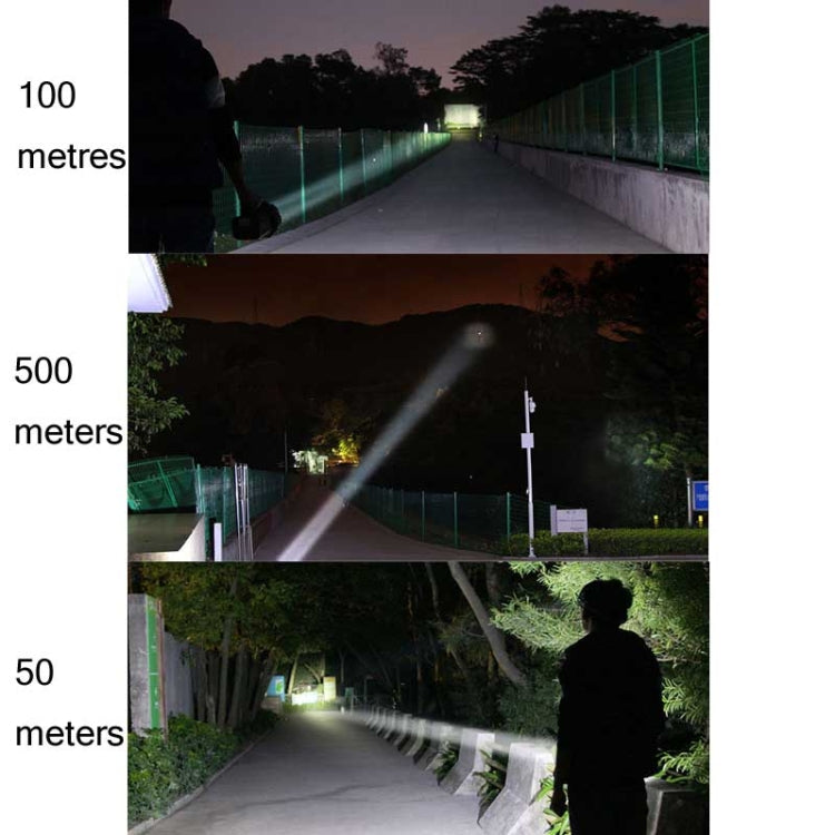 YAGE 5701 10W LED Strong Light Long-Range Searchlight Outdoor Lighting Rechargeable Flashlight, CN Plug