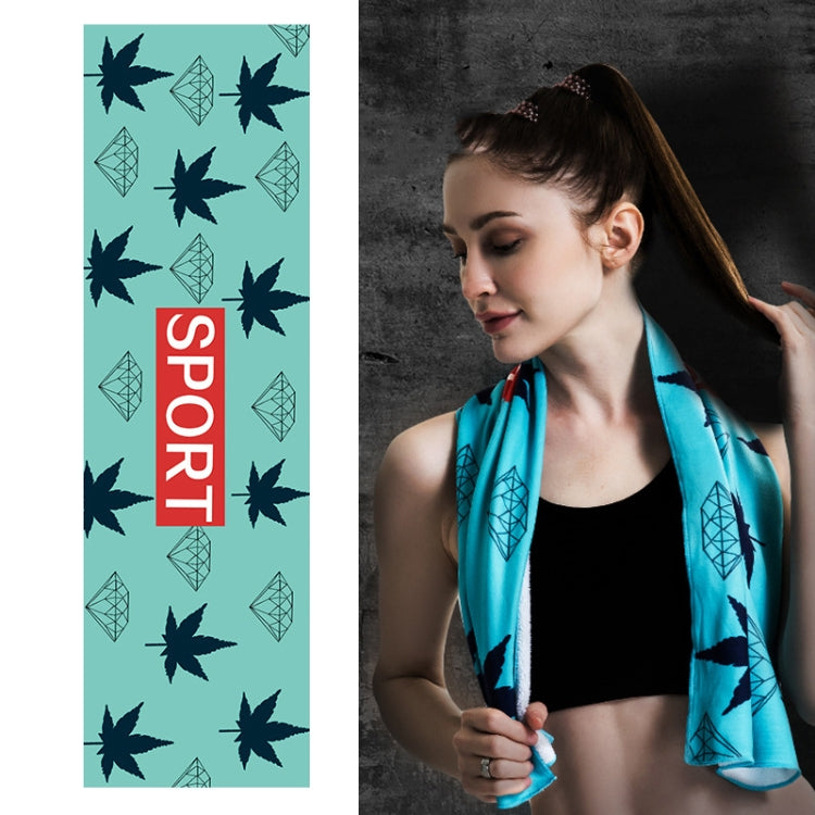 Fitness Cold Towel Outdoor Sports Cooling Quick-Drying Towel, Size: 100 x 30cm, Quick-Drying Towel, Size: 100 x 30cm , Quick-Drying Towel, Size: 100 x 30cm , Quick-Drying Towel, Size: 100 x 30cm                                       ... — Quick-Drying Towel, Size: 100 x 30cm(Maple)