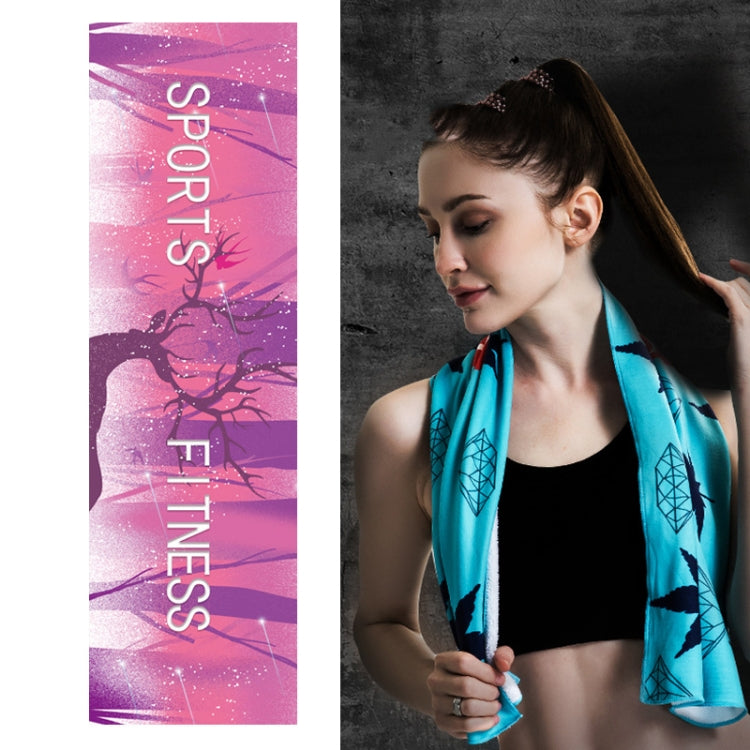Fitness Cold Towel Outdoor Sports Cooling Quick-Drying Towel, Size: 100 x 30cm, Quick-Drying Towel, Size: 100 x 30cm , Quick-Drying Towel, Size: 100 x 30cm , Quick-Drying Towel, Size: 100 x 30cm                                       ... — Quick-Drying Towel, Size: 100 x 30cm(Fairy Deer)