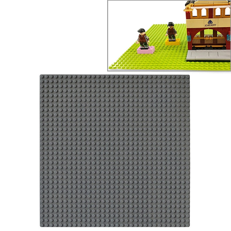 32*32 Small Particle DIY Building Block Bottom Plate 25.5*25.5 cm Building Block Wall Accessories Toys for Children — Light Green