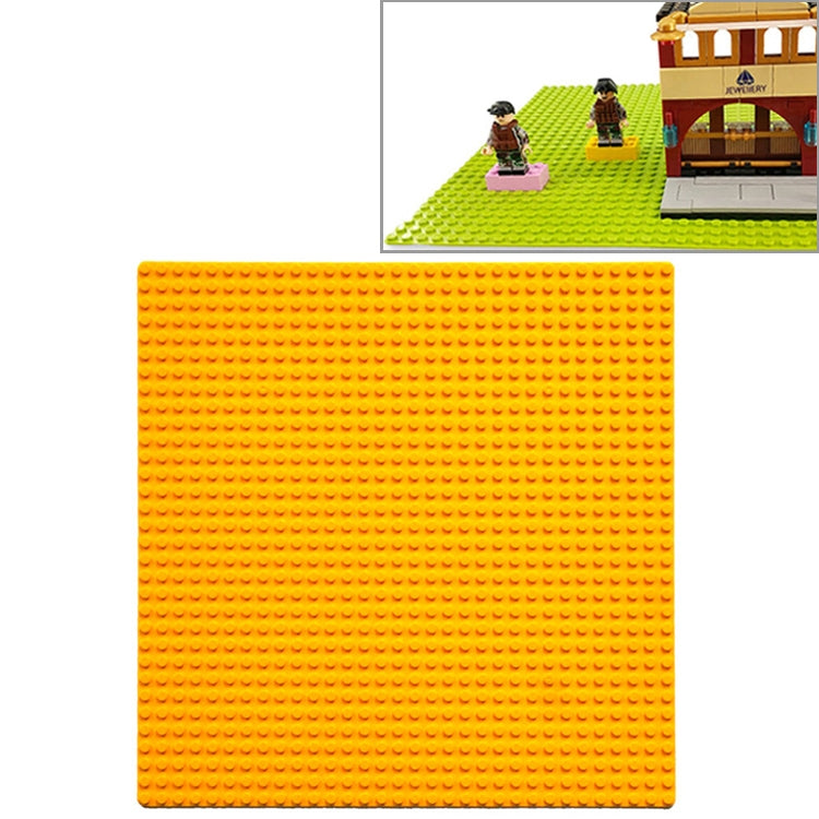 32*32 Small Particle DIY Building Block Bottom Plate 25.5*25.5 cm Building Block Wall Accessories Toys for Children — Pink