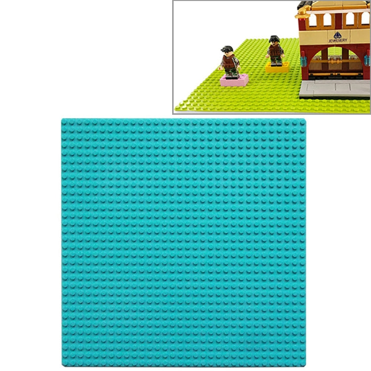 32*32 Small Particle DIY Building Block Bottom Plate 25.5*25.5 cm Building Block Wall Accessories Toys for Children — Red