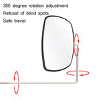 WEST BIKING Bicycle Riding Glasses Mini Rearview Mirror Multi-Angle Adjustable Flat Mirror — view 3