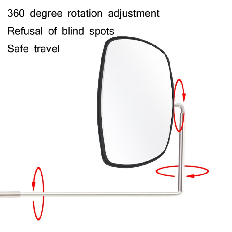 WEST BIKING Bicycle Riding Glasses Mini Rearview Mirror Multi-Angle Adjustable Flat Mirror — view 3