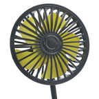 F408 Car Silicone Hose Fan Multi-Angle Adjustment USB Fan