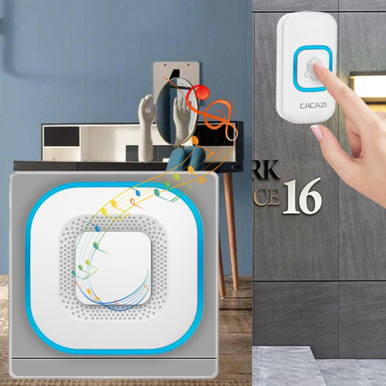 CACAZI V028F 1 For 3 Wireless Music Doorbell without Battery — view 7