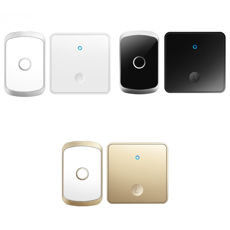 CACAZI FA50 1 For 1 Push-button Self-generating Wireless Doorbell — view 10