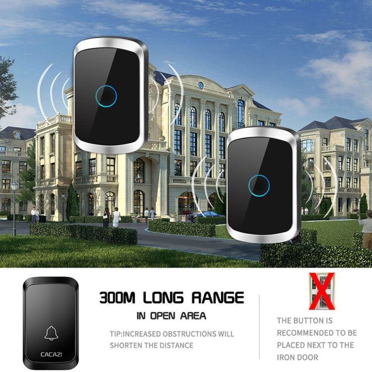 CACAZI A50 1 For 1 Wireless Music Doorbell without Battery — view 9