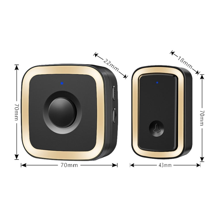 CACAZI A58 Smart Wireless Doorbell without Battery — view 14