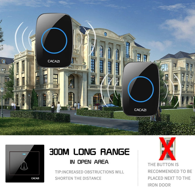 CACAZI H10 1 For 1 Wireless Smart Doorbell without Battery — view 11