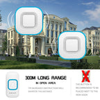 CACAZI V028F Wireless Music Doorbell without Battery — view 9