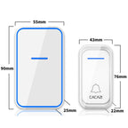 CACAZI Home Smart Digital Wireless Doorbell Remote Electronic Doorbell Elderly Pager — view 8