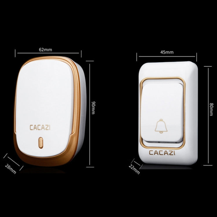 CACAZI Smart Waterproof Music Wireless Doorbell Multifunctional Pager — view 8