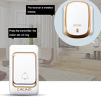 CACAZI Smart Waterproof Music Wireless Doorbell Multifunctional Pager — view 12
