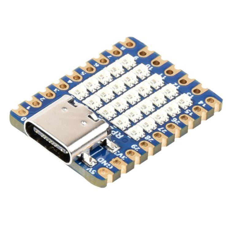 Waveshare 24594 5×5 RGB LED Matrix RP2040 Dual Core Processor Development Board