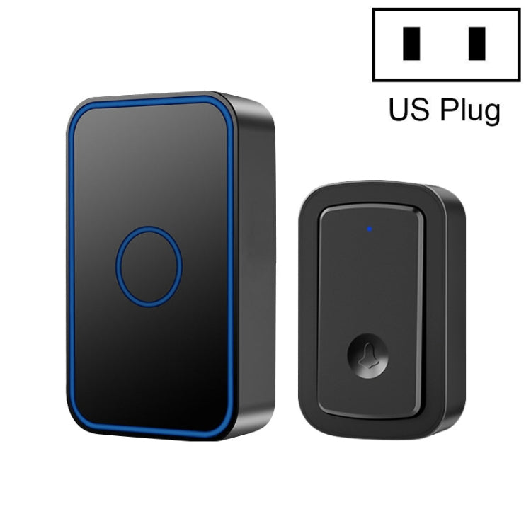 CACAZI A19 1 For 1 Wireless Music Doorbell without Battery — 1 For 1 US(White)