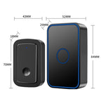 CACAZI A19 1 For 1 Wireless Music Doorbell without Battery — White