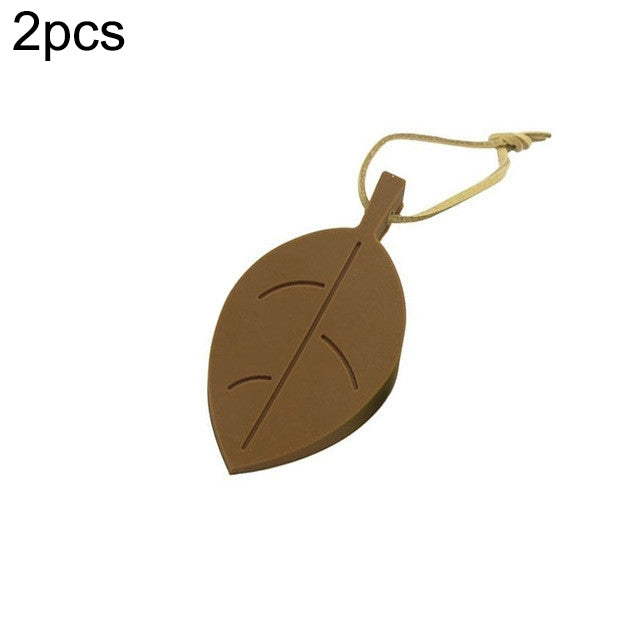 2 PCS Creative Leaf Silicone Door Stop Child Anti-pinch Security Door Crash Pad — view 11