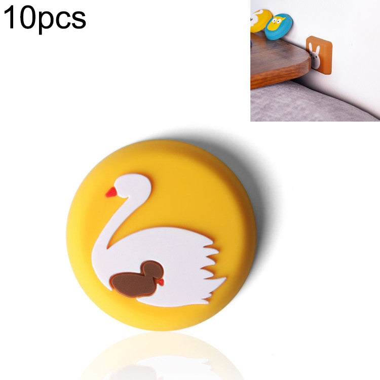 10 PCS Crash Pad for Wall Door Handle Silicone Cushion Pad — view 10