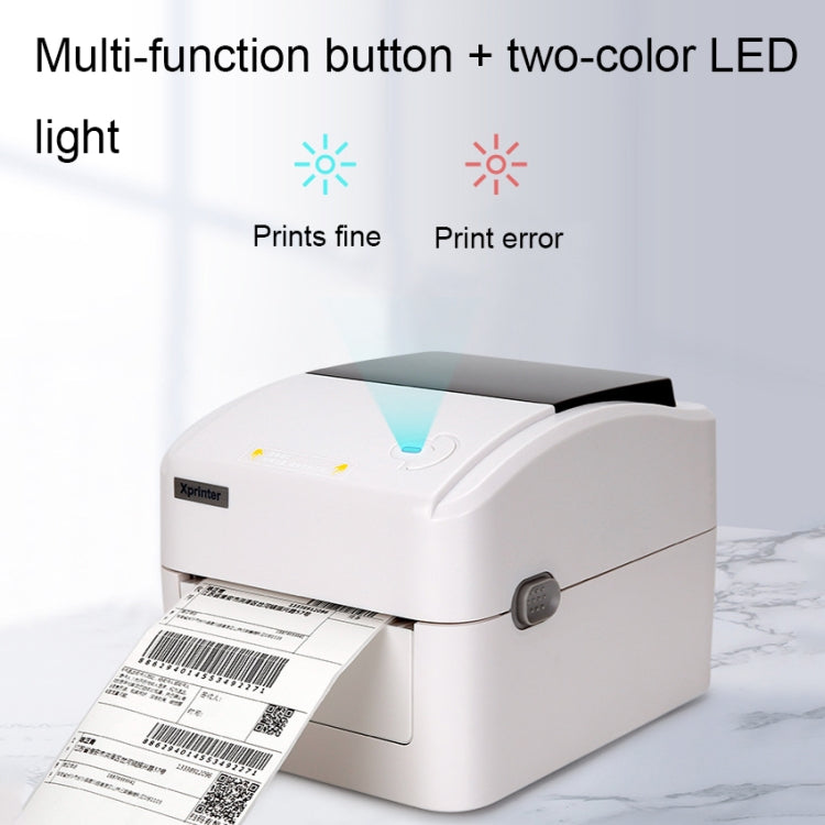 Xprinter XP-420B 108mm Express Order Printer Thermal Self-Adhesive Label Printer