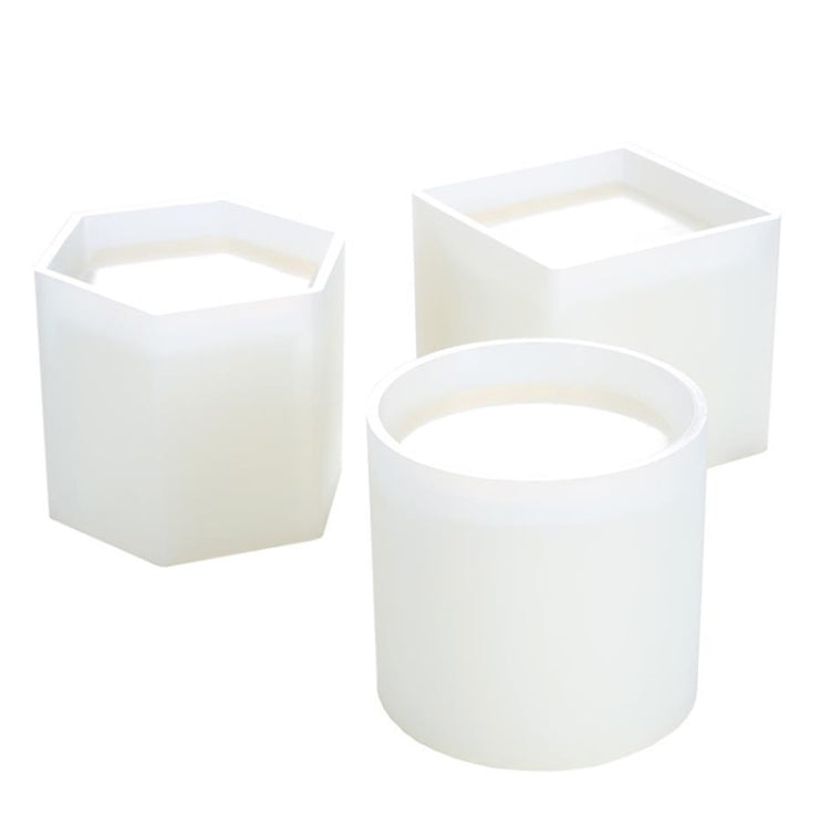 BM-02 Flower Pot Cup Pen Holder Silicone Mold