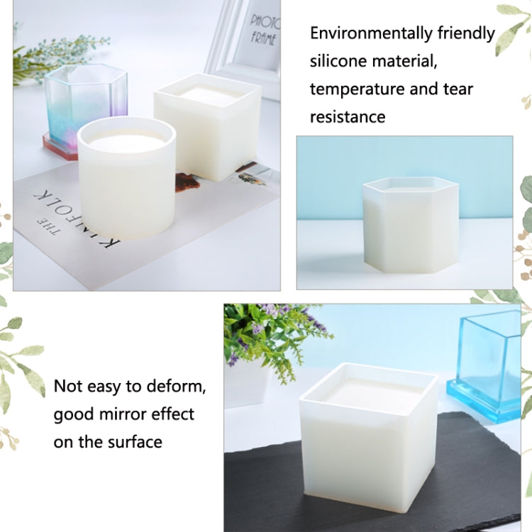 BM-02 Flower Pot Cup Pen Holder Silicone Mold