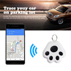 2 PCS HYC-09 Dog Paw Bluetooth Anti-Lost Device Pet Tracking Locator Keychain Smart Search Two-Way Alarm — Green