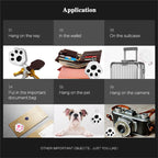 2 PCS HYC-09 Dog Paw Bluetooth Anti-Lost Device Pet Tracking Locator Keychain Smart Search Two-Way Alarm — Pink