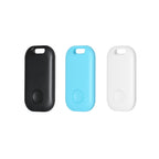 2 PCS S6 Square Bluetooth Anti-Lost Device Key Luggage Tracking Device Two-Way Alarm — Blue