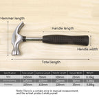 MYTEC Mini Multi-Functional Hammer Hardware Tools Home Escape Claw Hammer, Style: Electroplated Version — view 9