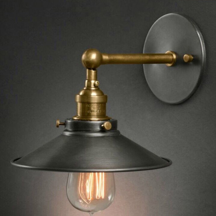 Antique Pure Copper Single-head Wall lamp Living Room Vintage Fashion Bar Lamp without Bulbs — view 7