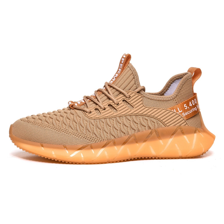 Men Lightweight Breathable Mesh Sneakers Flying Woven Casual Running Shoes — view 21