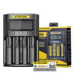 NITECORE Smart LCD Display Automatically Activates Repair USB 4-Slot Charger