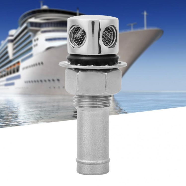 Straight 316 Stainless Steel Boat Cabin Oiling Fueling Oil Port Vent Accessories, Fuel Breather Vent