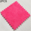 2 PCS Living Room Bedroom Children Kids Soft Carpet Magic Patchwork Jigsaw Splice Heads Climbing Baby Mat 30x30cm