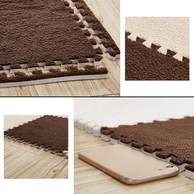 2 PCS Living Room Bedroom Children Kids Soft Carpet Magic Patchwork Jigsaw Splice Heads Climbing Baby Mat 30x30cm