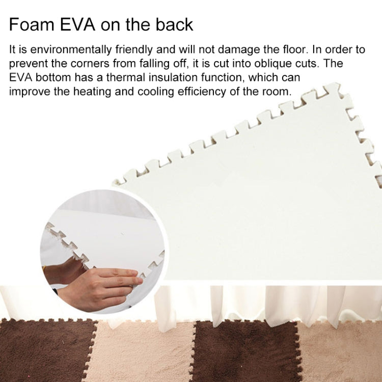 2 PCS Living Room Bedroom Children Kids Soft Carpet Magic Patchwork Jigsaw Splice Heads Climbing Baby Mat 30x30cm