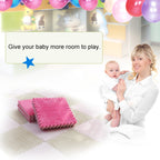 2 PCS Living Room Bedroom Children Kids Soft Carpet Magic Patchwork Jigsaw Splice Heads Climbing Baby Mat 30x30cm
