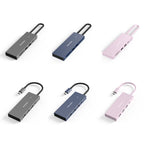Blueendless 4K60Hz + Data Port Type-C Docking Station USB3.0 Splitter — 6-in-1 Pink