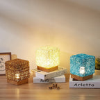 USB Square Sepak Takraw Table Lamp Bedroom Bedside Decorative Light, Spec: — view 10
