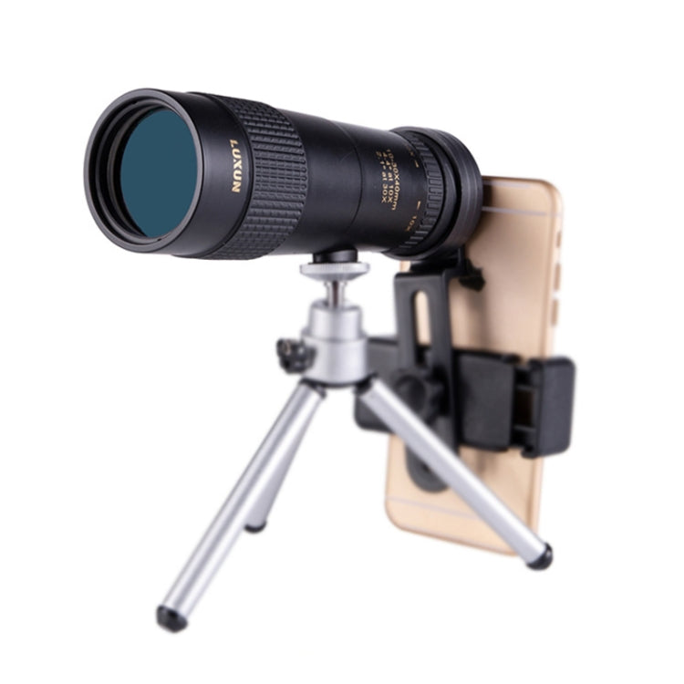 LUXUN 10-30x40 Single-Cylinder HD High-Power Telescope Mobile Phone Mini Telescope