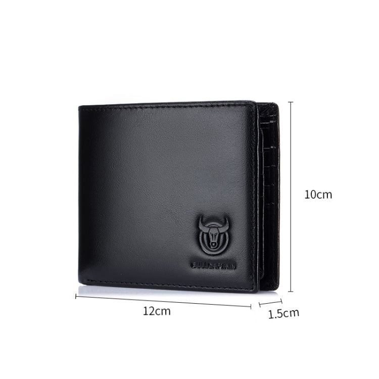 BUFF CAPTAIN 05 Men Leather Short Wallet Anti-Theft Brush Multi-Card Bit First-Layer Soft Cowhide Wallet — view 4