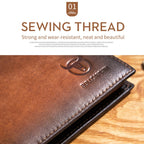 BUFF CAPTAIN 05 Men Leather Short Wallet Anti-Theft Brush Multi-Card Bit First-Layer Soft Cowhide Wallet — view 6