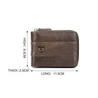 BUFF CAPTAIN 025 Leather Short Horizontal First-Layer Cowhide Wallet Multi-Function Card Tap Wallet — view 5