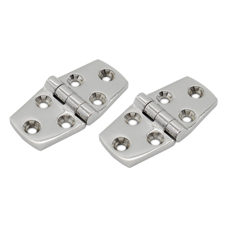 316 Stainless Steel Six-Hole Hinge, Specification: 38x76x4mm